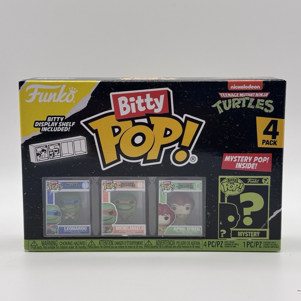 Funko Bitty Pop! Teenage Mutant Ninja Turtles -  Leonardo Mini Fig  4 Pack
